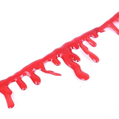 1Pcs Handmade Cutting Bloodstain Necklace Halloween Party Cosplay Accessories N4