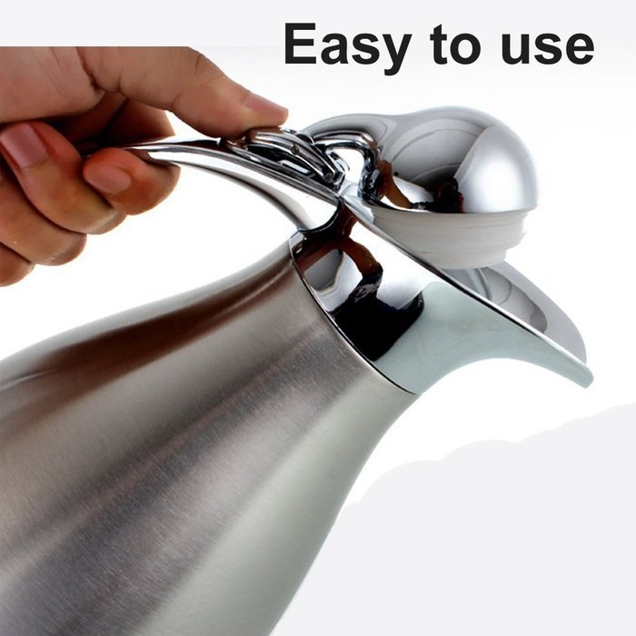 Zhongmei Thermal Carafe,Vacuum Insulated,304 Double Stainless Still N2