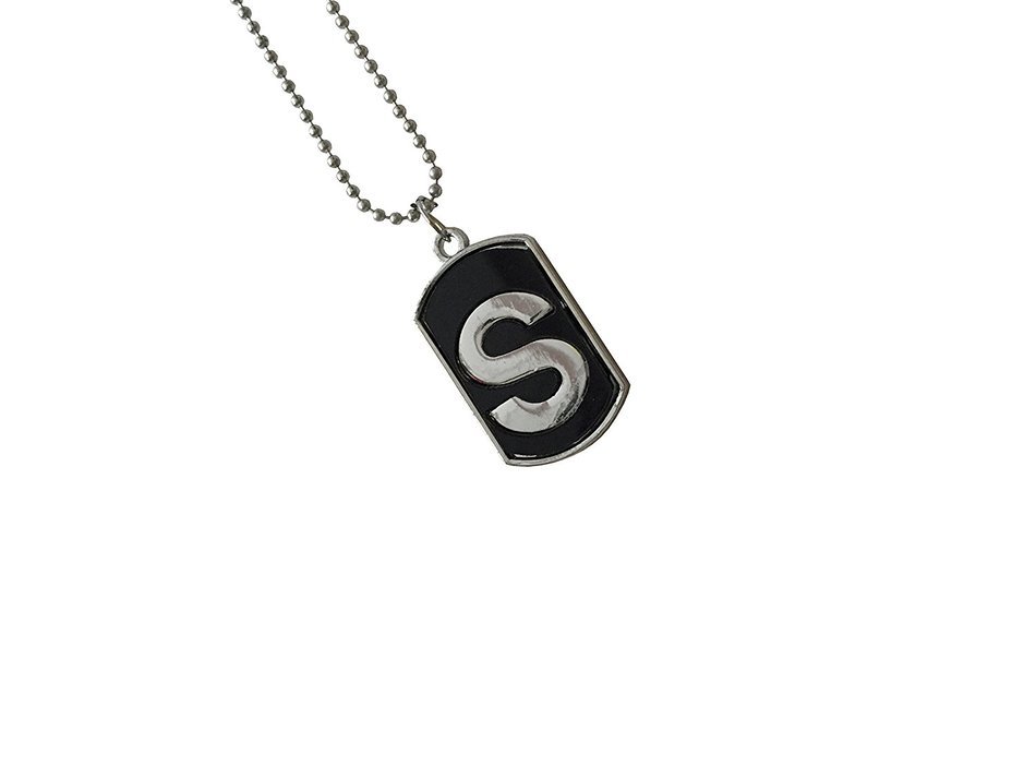 Storite Fashion "S"Locket/Nackless Metal Finish-Size 3X2Cm