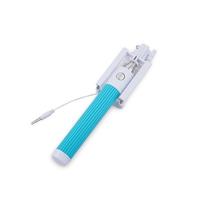 Evtech(tm) Mini Foldable Selfie Stick with Wired Control [Installed, Bttery Free, No Bluetooth] for Smart Mobil... N6