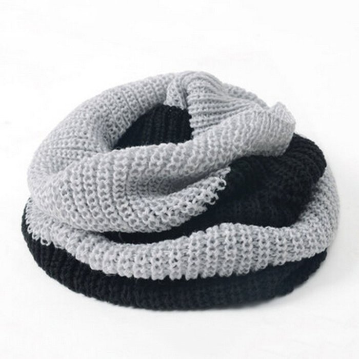 KAKA(TM) Women's Korean Artistic Stylish Winter Chunky Knitting Wool Lovers Scarves N5