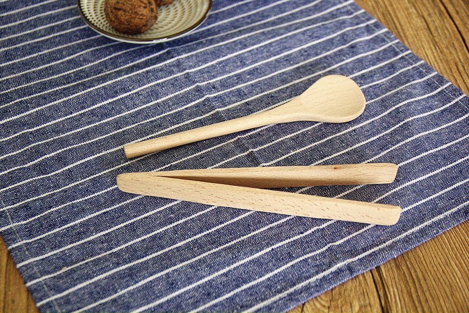 Astra Gourmet Little Cook Children's 9-Piece Natural Beechwood Baking Kit Includes:Rolling Pin, Tong, Spatula,...
