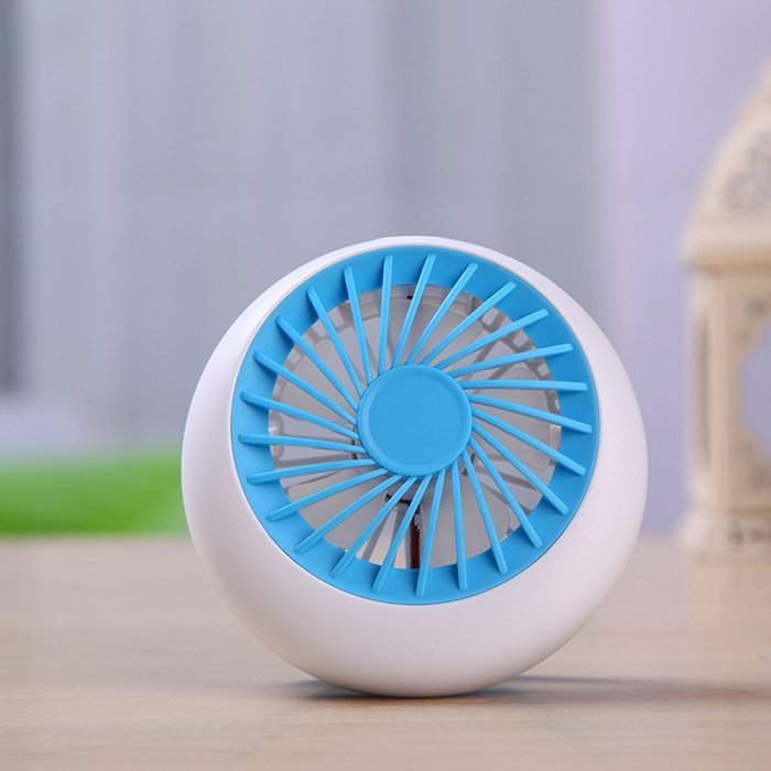Small Desk Fan,Ladyker 5 Inch Rechargeable Portable Handheld Mini USB Fans for Travelling Camping Car Office Desktop... N19