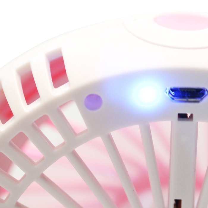 Small Desk Fan,Ladyker 5 Inch Rechargeable Portable Handheld Mini USB Fans for Travelling Camping Car Office Desktop... N22