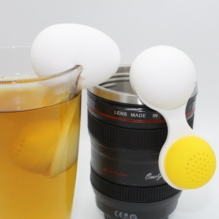 OmeGod&reg; Silicone Tea Strainer Herbal Spice Filter Infuser-Seal N7