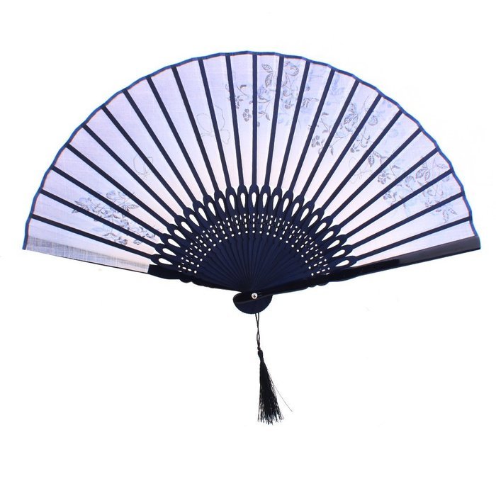 Chinese Folding Pocket Hand Fan (Flower Flying Butterfly) N26