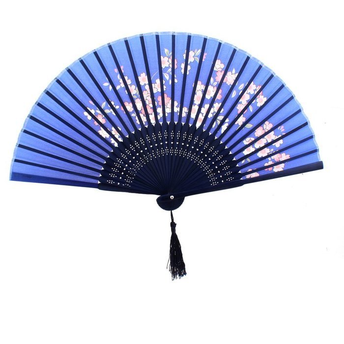 Chinese Folding Pocket Hand Fan (Flower Flying Butterfly) N29