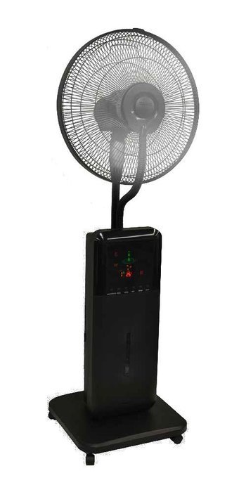 Sunheat CoolZone CZ500 Ultrasonic Dry Misting Fan With Bluetooth Technology, Black