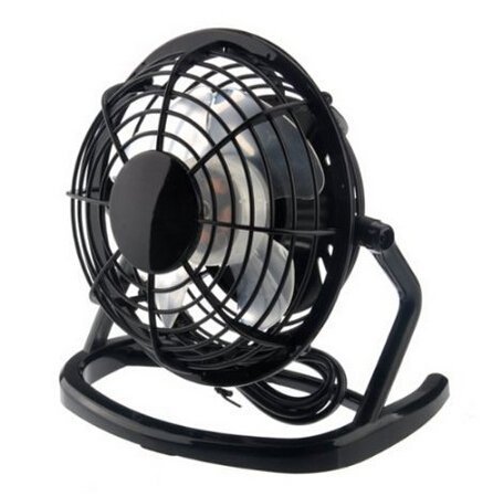 Niceshop 360 Degree Rotation Ultra-quiet USB Powered Mini Summer Electric Cooling Fan for PC /Laptop /Notebook... N5