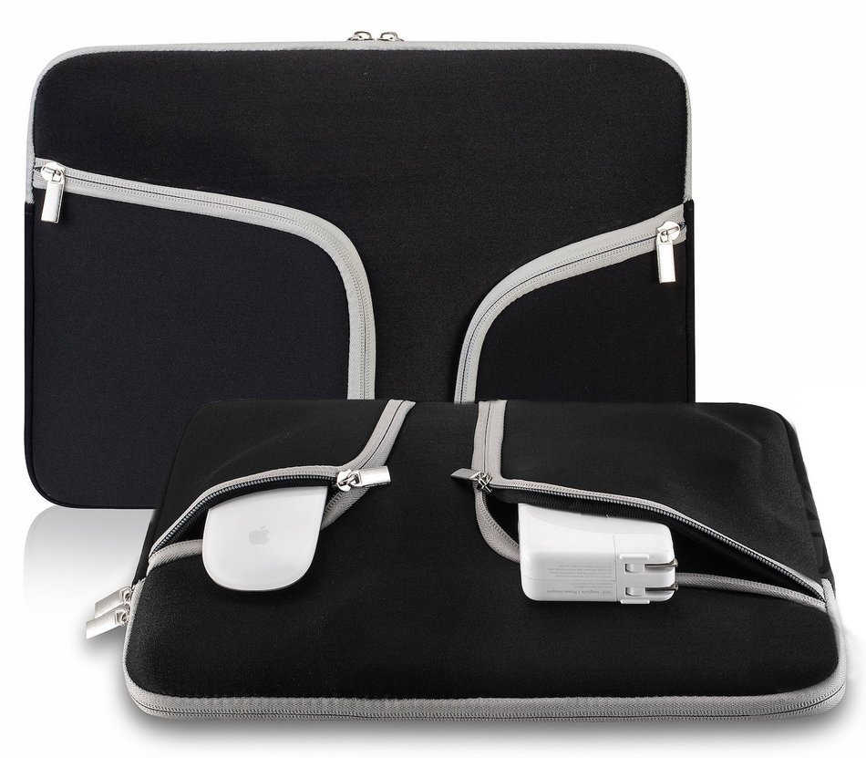 Macbook Air 13 / Pro 13 inch Shoulder Bag, Umiko(TM) Soft Carrying Laptop Handbag Bag Carry Protective Case For... N24