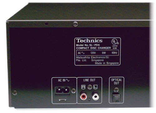 Technics SL-PD6 5-CD Changer (Discontinued by Manufacturer)