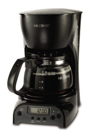 Hot Bestseller Mr. Coffee 4-Cup Programmable Coffeemaker DRX5, Black, New,