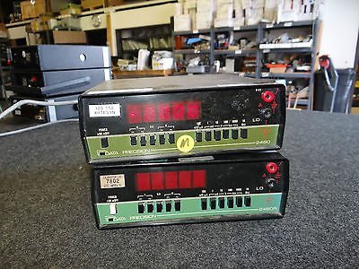 Lot of 2 Dana Precision Digital Multimeter DMM 2480 2480R N4