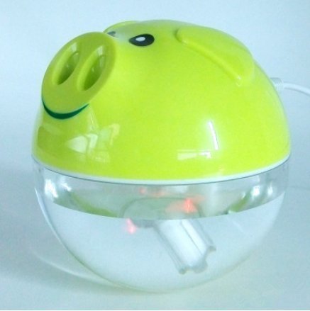 High quality Ultrasonic atomizing humidifier&pound;&not;Cute Mini Pig Shaped humidifier, household water moisture generator...