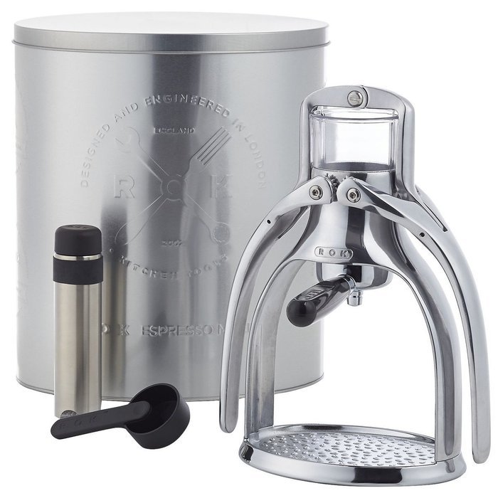 ROK Manual Espresso Maker Silver, One Size
