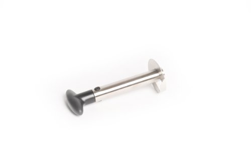 p!zazz 501-0001 Stainless Steel Pineapple Corer and Slicer, Silver