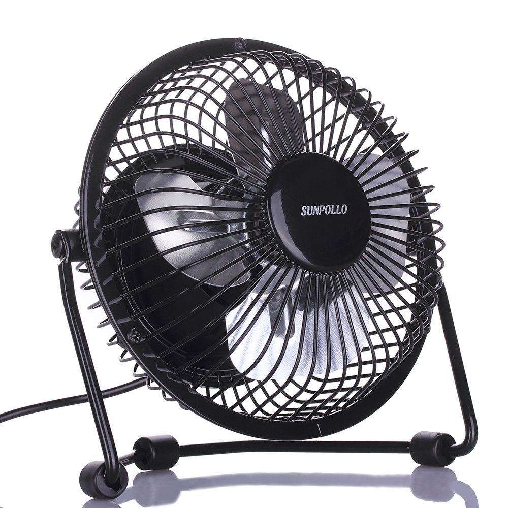 Clip On Desk Fan USB Table Fans (USB OR Battery Powered, Quietness ...