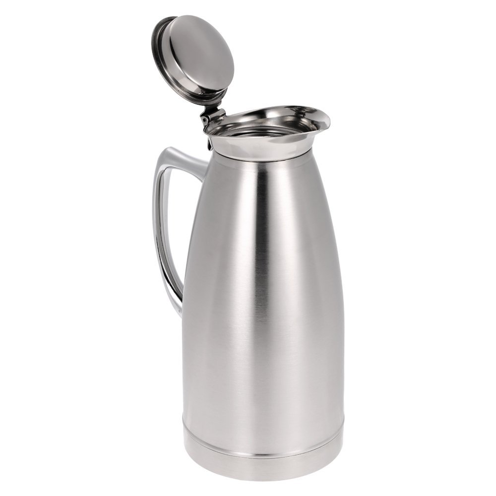 Anself Large Capacity Stainless Steel Vacuum Carafe Coffee Pot Thermal ...