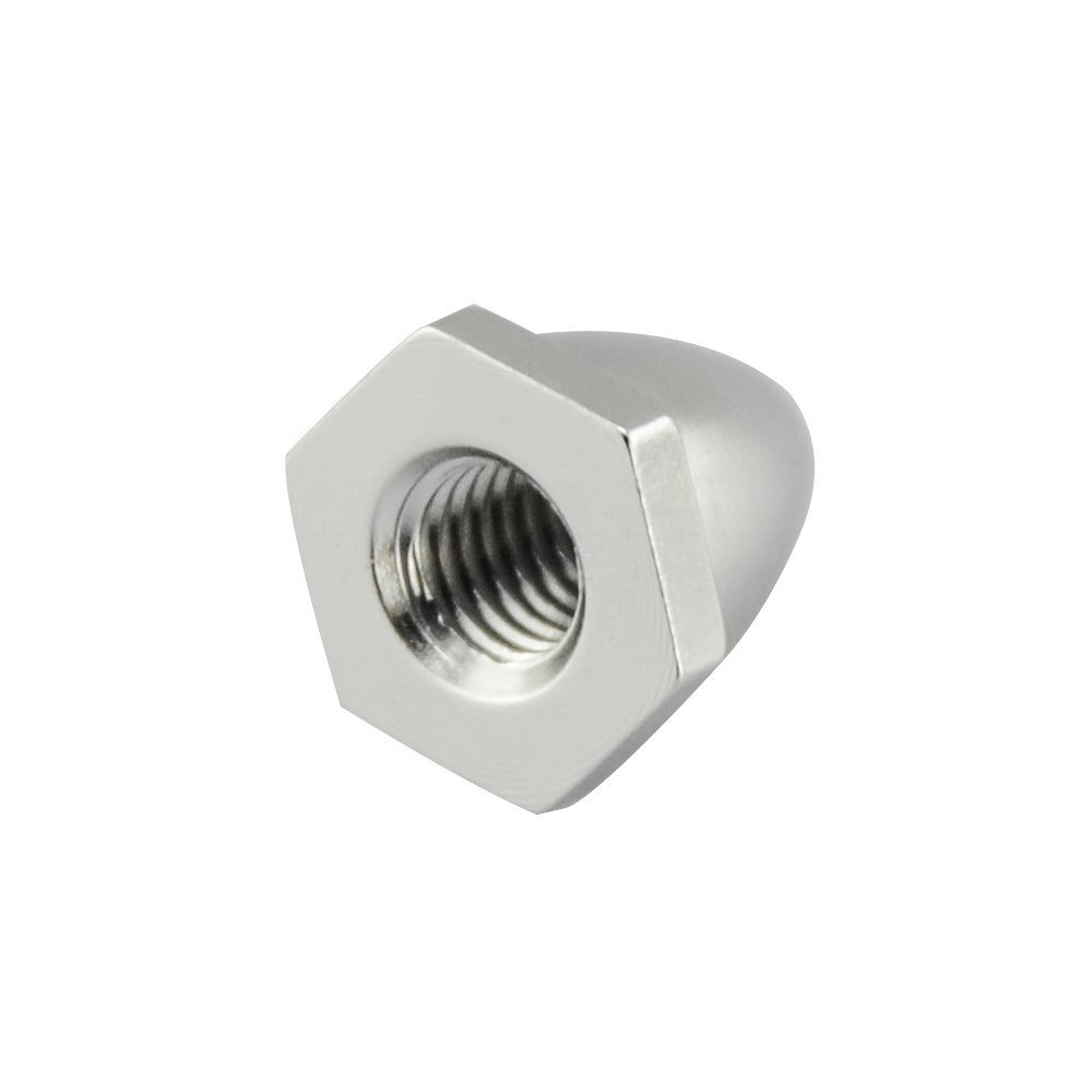 2pcs M6x14 Motor Propeller M6 Cap Nut Prop Round Clamp Fixed Adapter Silver Tone Black 7 thumbnail image