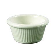 2-1/2 Oz. Bone, Fluted Melamine Ramekins 12 per case, 12/BG
