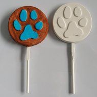 Paw print on round AO005 All Occasion Chocolate Candy Mold N2