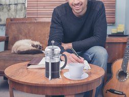 French Press Espresso Coffee &amp; Tea Maker &ndash; 8 Cup/34oz &ndash; FDA approved Stainless Steel &ndash; Recommended for ALL HOME...