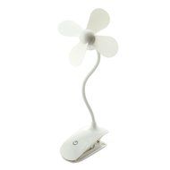 Mystery Portable Mini USB Clip Fan Personal Clip-on / Table Fan with Built-in Rechargeable Battery for Home Office... N14