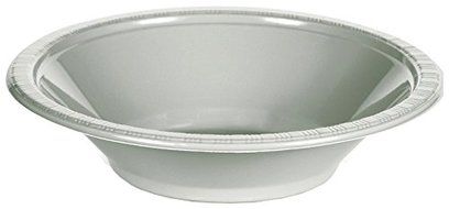 Creative Converting Touch of Color 20 Count Plastic Bowl, 12 oz, School Bus Yellow