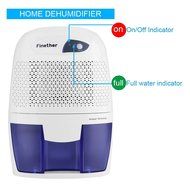 Finether 500ml Mini Energy Saving Air Dehumidifier Portable for Living Room Bathroom Kitchen Garage N4