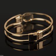 Hot Fashion Style Gold Crystal Rhinestone Bangle Cuff Bracelet Jewelry New Women