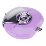 Weka Mini Portable Double Blades USB Powered 2 Speeds Adjustable Desk Table Cooling Fan White N11