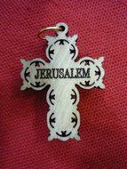 Small Unique Hand Made Olive Wood Crucifix Cross From Jerusalem Holy Land N3