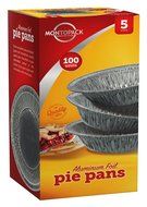 MontoPack Disposable 5" Aluminum Foil Tart/Pie Pans (50 Pack) N2