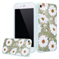 iPhone 7 Case, PHEZEN Colorful Flower Butterfly Plum Blossom Crystal Diamond Bling Hybrid Hard PC + Clear Soft... N13
