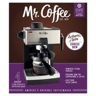 Mr. Coffee 4-Cup Steam Espresso System with Milk Frother, ECM160 N2