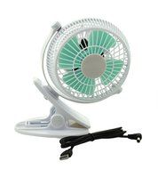 Misula 5" USB Powered 360 Degree Rotatable Clip-On Mini Fan Table Fan Desktop Fan Electronic Cooling Fan Personal... N4