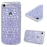 iPhone 7 Case (4.7 inch) - Shockproof Soft TPU Rubber Skin Gel Bumper Case Laser Carving Sunflower Transparent... N26