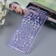 iPhone 7 Case (4.7 inch) - Shockproof Soft TPU Rubber Skin Gel Bumper Case Laser Carving Sunflower Transparent... N27