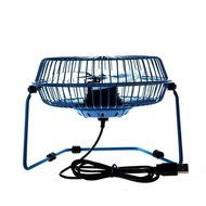Ambielly USB Mini Desk Cooler Fan Velocity Personal Fan (Purple, 6.1&#039;&#039;) N15