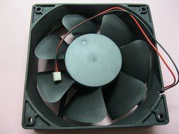 2 pcs Brushless DC Cooling Fan 12V 12038S 7 Blades 2 wire 120x120x38mm Sleeve-bearing Skywalking