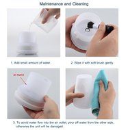 Senderwish 100ml Aromatherapy Essential Oil Diffuser Ultrasonic Air Humidifier with 7 Color LED Lamps and Adjustable... N4