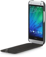 StilGut&reg; UltraSlim, Leather Case for HTC One mini 2, Black N6