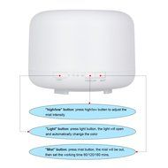 Essential Oil Diffuser, HUIRUI Ultrasonic Cool Mist Humidifier 500ml With 7 Colors Auto Change, Mist Intensity... N4