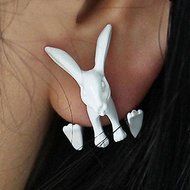 Punk 1Pair Lovely Cute 3D Animal Earrings Ear Stud Lady Women Fashion Jewelry N5