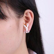 Punk 1Pair Lovely Cute 3D Animal Earrings Ear Stud Lady Women Fashion Jewelry N6
