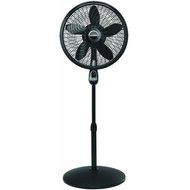 Cyclone Pedestal Fan in Black with Remote Control 18 In., Easy-to-use Timer and Fully Adjustable Height for Added... N2