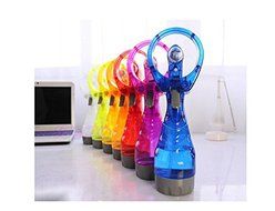 XMJ Portable Fashion Mini Water Spray Cooling Misting Fan for Sport Beach Camp Travel(Color Sent at Random)
