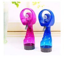 XMJ Portable Fashion Mini Water Spray Cooling Misting Fan for Sport Beach Camp Travel(Color Sent at Random) N2