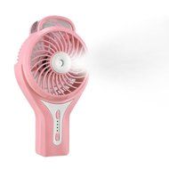 Dealpeak USB Rechargeable Handheld Mini Fan with Cooling Mist as Personal Cooling Humidifier for Home Office and... N28