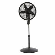 Lasko, 18 In. Cyclone Pedestal Fan in Black with Remote Control